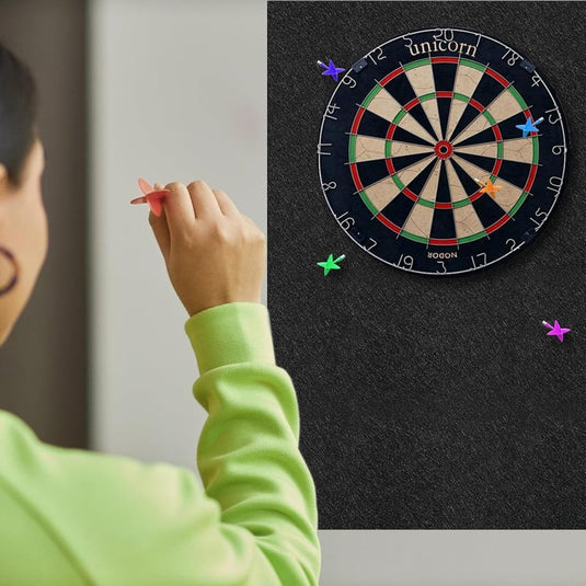 Dartbord achterwand 60 x 90 cm van 12 mm dik zelfklevend vilt – dartwandmat – muurprotectie - happygetfit.com