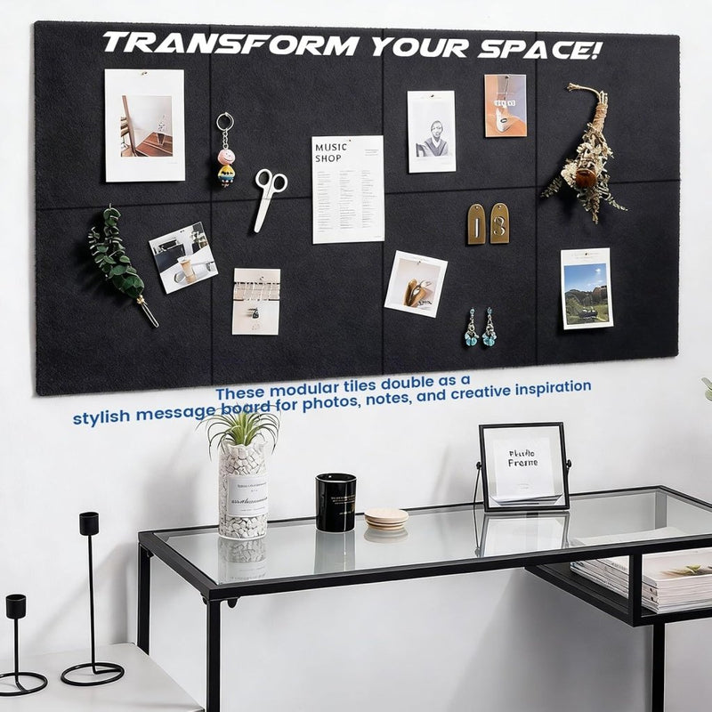 Charger l’image dans la visionneuse de galerie, Dartbord achterwand 90 x 90 cm met 9 zelfklevende viltpanelen van 12 mm dik – dartwandbekleding – dartmuurprotectie - happygetfit.com

