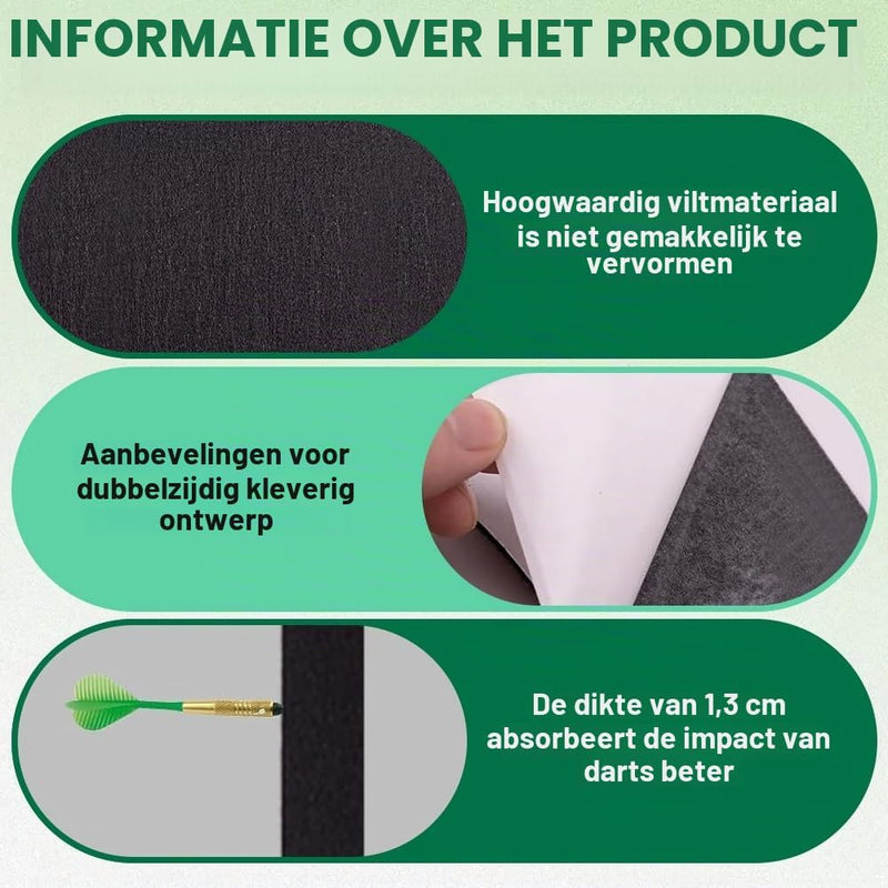 Charger l’image dans la visionneuse de galerie, Dartbord beschermmat 6-delig 60 x 90 cm met zelfklevende vilten panelen van 12 mm – dartachterplaat – wandisolatie - happygetfit.com
