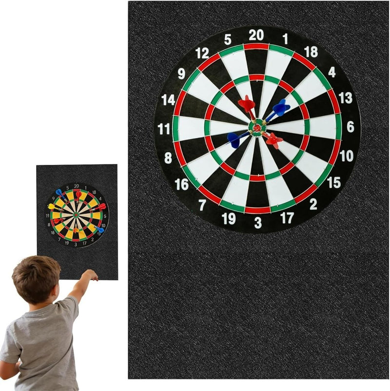 Laad afbeelding in Galerijviewer, Dartbord beschermpanelen 6 stuks 30 x 30 cm van zelfklevend vilt – dartwandbekleding – dartbescherming - happygetfit.com
