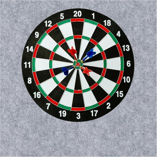 Dartbord beschermpanelen 6 stuks 30 x 30 cm van zelfklevend vilt – dartwandbekleding – dartbescherming - happygetfit.com