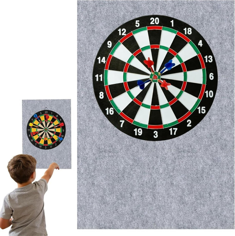 Laad afbeelding in Galerijviewer, Dartbord beschermpanelen 6 stuks 30 x 30 cm van zelfklevend vilt – dartwandbekleding – dartbescherming - happygetfit.com
