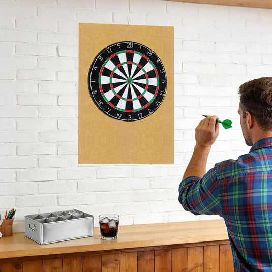 Dartbord beschermpanelen 6 stuks 30 x 30 cm van zelfklevend vilt – dartwandbekleding – dartbescherming - happygetfit.com