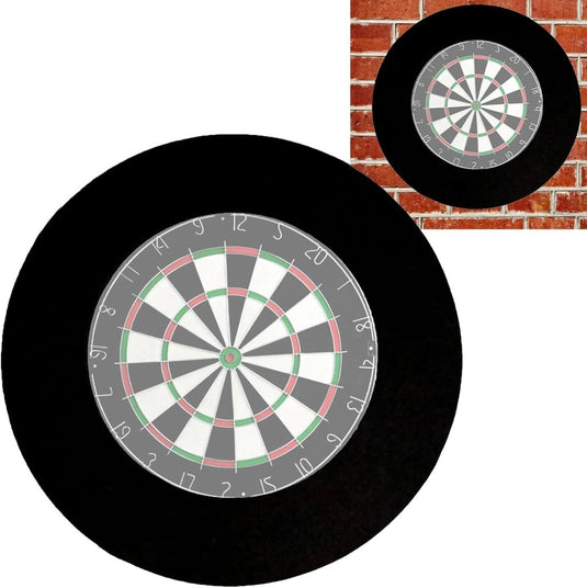 Dartbord beschermring 4-delig van EVA-schuim met 72 cm buitendiameter en 2,5 cm dikte – dartsurround – dartopvangrand - happygetfit.com