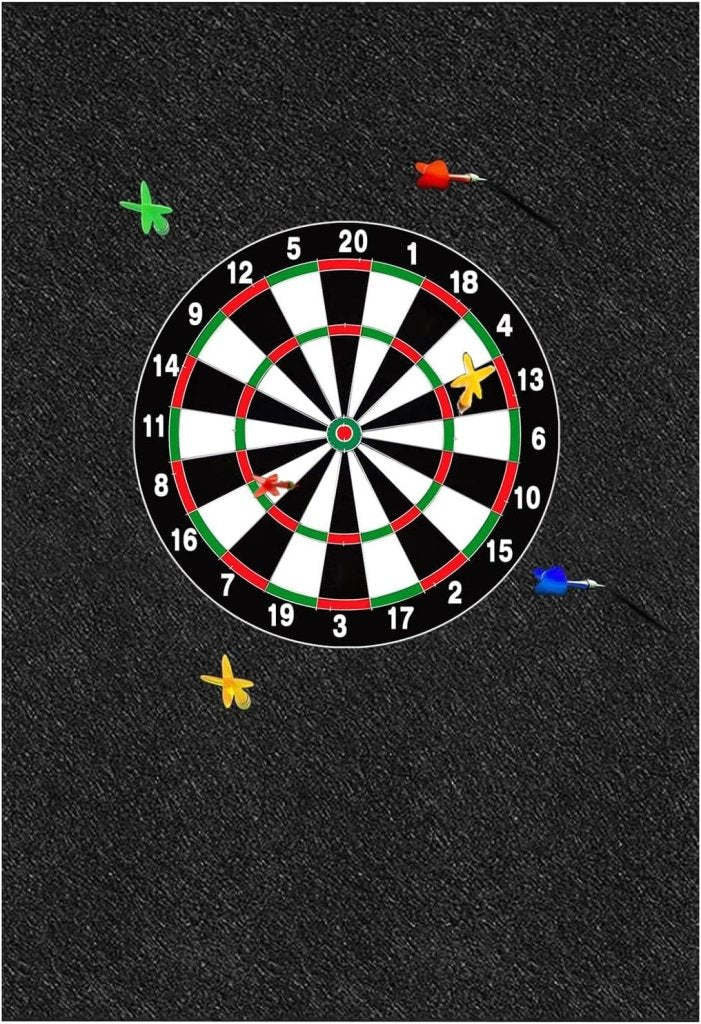 Laad afbeelding in Galerijviewer, Dartbord beschermtegels 6 stuks 30 x 30 cm van zelfklevend vilt met 12 mm dikte – dartpanelen – muurafscherming - happygetfit.com
