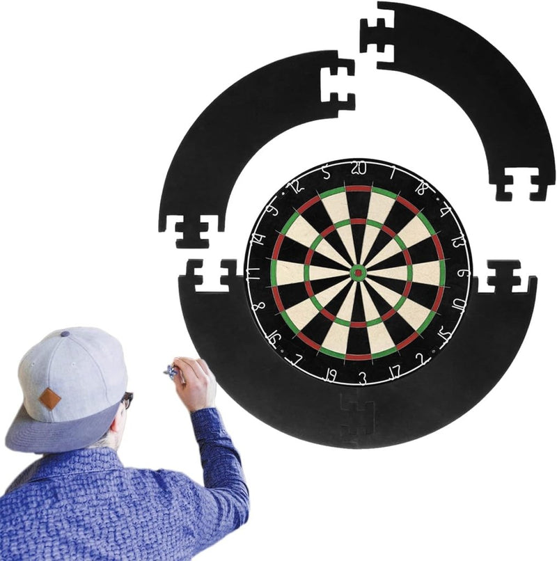 Bild im Galerie-Viewer laden, Dartbord opvangring 4-delig van 3 cm dik EVA-schuim voor bescherming tegen misworpen pijlen – dartomranding – wandprotectie - happygetfit.com
