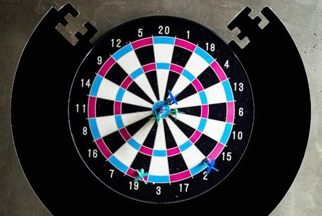 Bild im Galerie-Viewer laden, Dartbord opvangring 4-delig van 3 cm dik EVA-schuim voor bescherming tegen misworpen pijlen – dartomranding – wandprotectie - happygetfit.com
