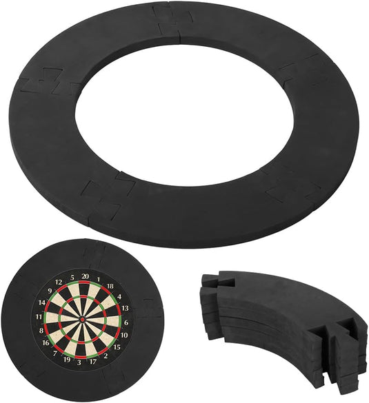 Dartbord opvangring 5-delig van EVA-schuim met 72 cm buitendiameter en 2,5 cm dikte – dartbeschermrand – dartwandbescherming - happygetfit.com