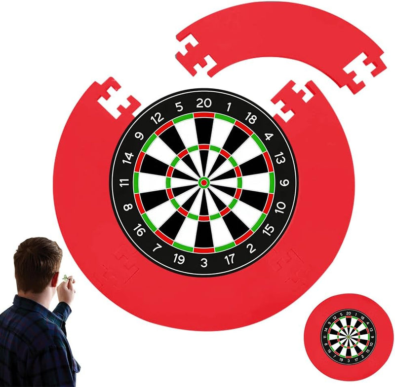 Load image in Gallery Viewer, Dartbord opvangring 5-delig van EVA-schuim met 72 cm buitendiameter en 2,5 cm dikte – dartomranding – muurbescherming - happygetfit.com

