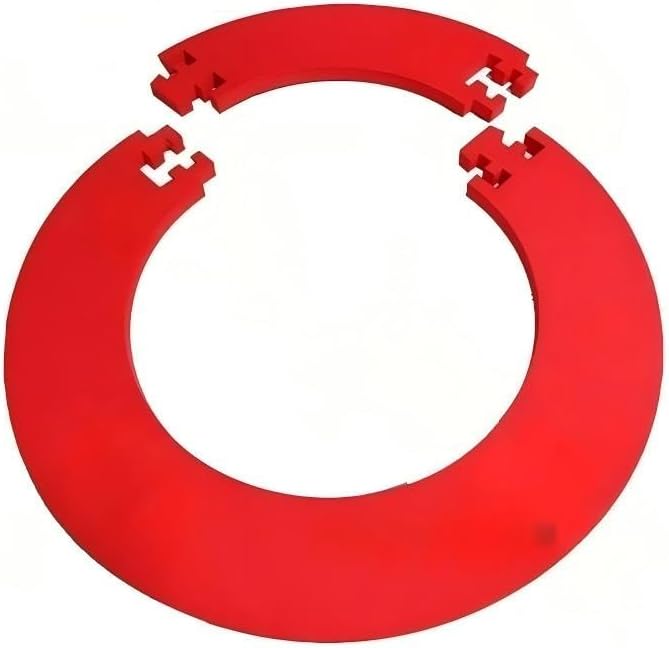 Load image in Gallery Viewer, Dartbord opvangring 5-delig van EVA-schuim met 72 cm buitendiameter en 2,5 cm dikte – dartomranding – muurbescherming - happygetfit.com
