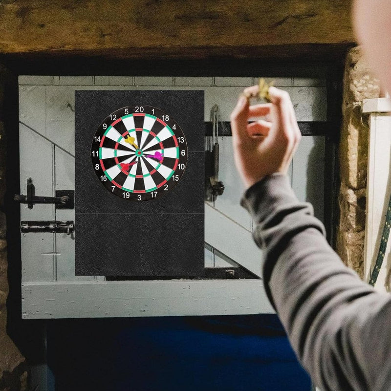Laad afbeelding in Galerijviewer, Dartbord wandbekleding 6-delig 60 x 90 cm van zelfklevend vilt met 12 mm dikte – dartbeschermplaten – dartgeluidsdemping - happygetfit.com
