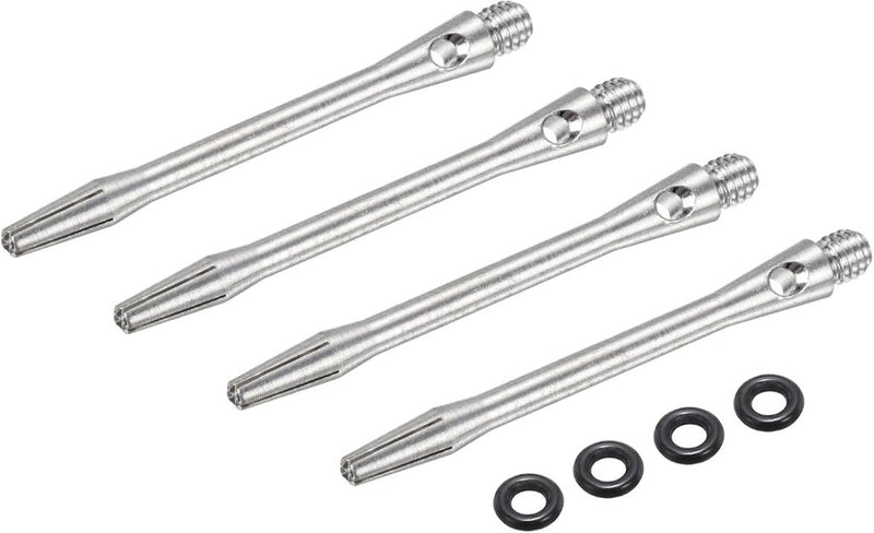 Carica l’immagine nel visualizzatore della galleria, Dartschachten 4 stuks 45 mm van aluminium geel met 2BA schroefdraad – dart shafts – dart accessoires - happygetfit.com
