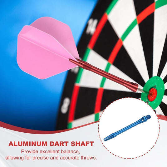 Dartschachten 4 stuks 45 mm van aluminium geel met 2BA schroefdraad – dart shafts – dart accessoires - happygetfit.com