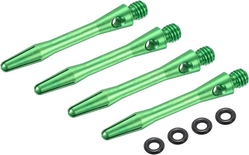 Carica l’immagine nel visualizzatore della galleria, Dartschachten 4 stuks 45 mm van aluminium geel met 2BA schroefdraad – dart shafts – dart accessoires - happygetfit.com
