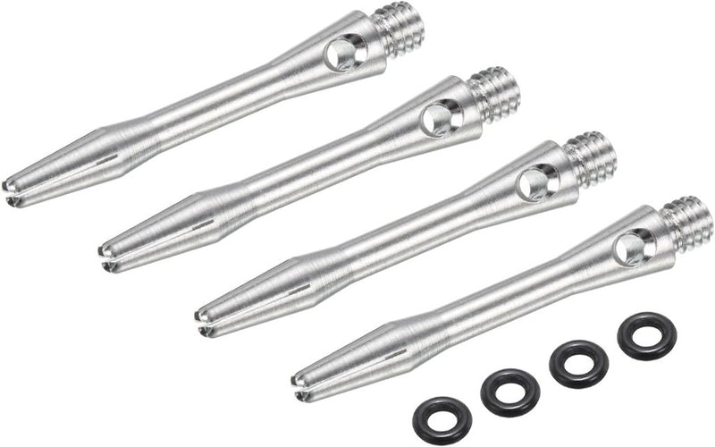 Carica l’immagine nel visualizzatore della galleria, Dartschachten 4 stuks 45 mm van aluminium geel met 2BA schroefdraad – dart shafts – dart accessoires - happygetfit.com
