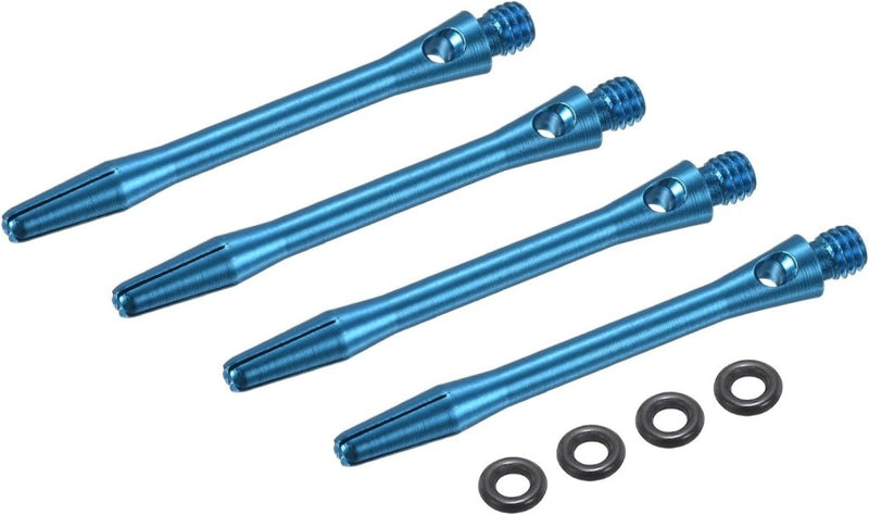 Carica l’immagine nel visualizzatore della galleria, Dartschachten 4 stuks 45 mm van aluminium geel met 2BA schroefdraad – dart shafts – dart accessoires - happygetfit.com
