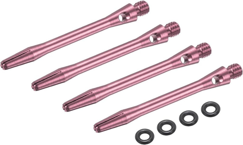 Carica l’immagine nel visualizzatore della galleria, Dartschachten 4 stuks 45 mm van aluminium geel met 2BA schroefdraad – dart shafts – dart accessoires - happygetfit.com
