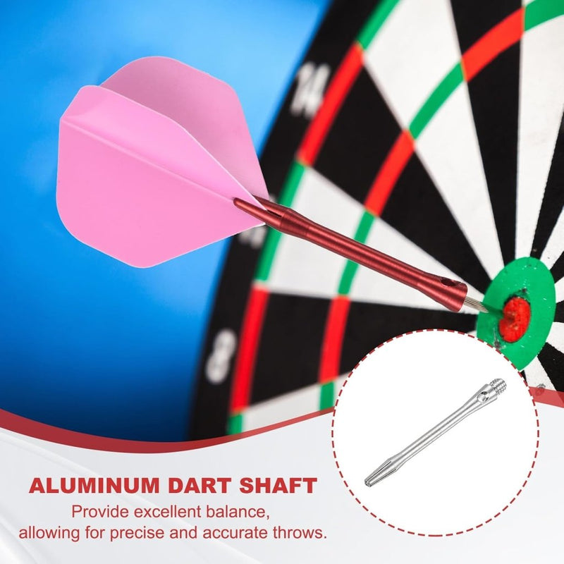 Carica l’immagine nel visualizzatore della galleria, Dartschachten 4 stuks 45 mm van aluminium geel met 2BA schroefdraad – dart shafts – dart accessoires - happygetfit.com
