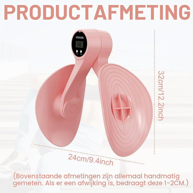 Charger l’image dans la visionneuse de galerie, Dijbeentrainer met elektronische teller en 360 graden draaibare steunen voor benen billen en bekkenbodem – heuptrainer – beentraining - happygetfit.com
