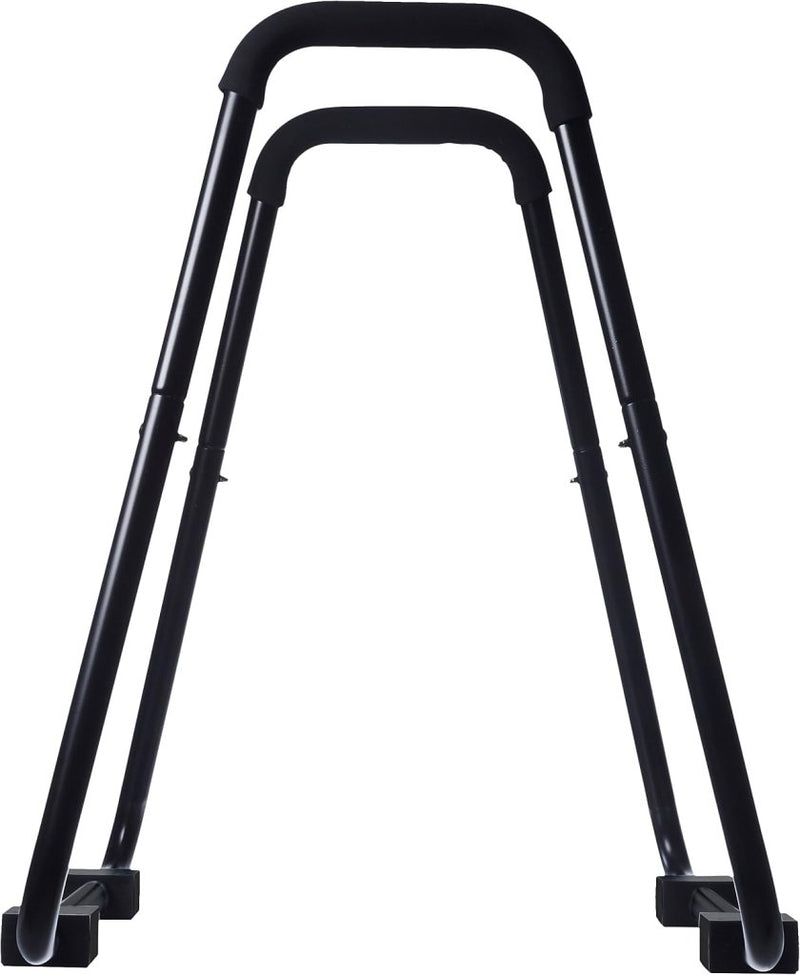 Załaduj obraz do przeglądarki galerii, Dip station van staal tot 300 kg voor thuisfitness – dip bars – krachttraining - happygetfit.com
