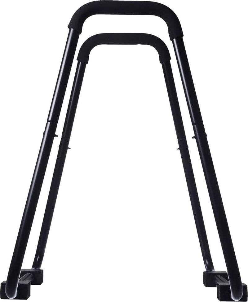 Załaduj obraz do przeglądarki galerii, Dip station van staal tot 300 kg voor thuisfitness – dip bars – krachttraining - happygetfit.com
