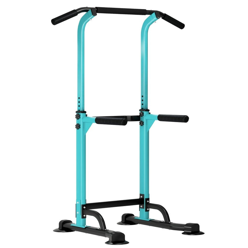 Laad afbeelding in Galerijviewer, DlandHome Power Tower Pull Up Dip Station Multi-Function Fitness Equipment for Strength Training Adjustable Height Dip Stand for Home Gym - happygetfit.com

