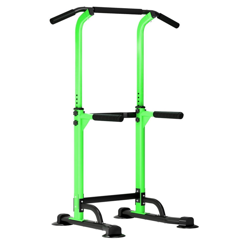Laad afbeelding in Galerijviewer, DlandHome Power Tower Pull Up Dip Station Multi-Function Fitness Equipment for Strength Training Adjustable Height Dip Stand for Home Gym - happygetfit.com
