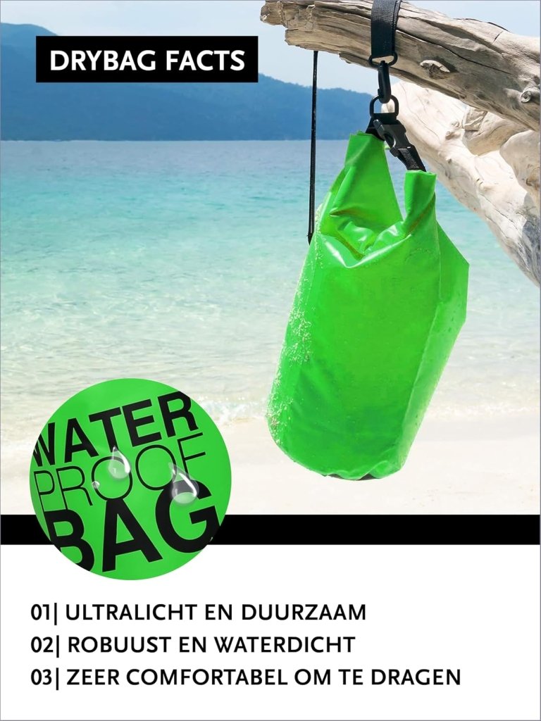 Laad afbeelding in Galerijviewer, DonDon waterdichte outdoor dry bag zak droge zak bescherming tegen water droge zak voor uw waardevolle spullen - happygetfit.com
