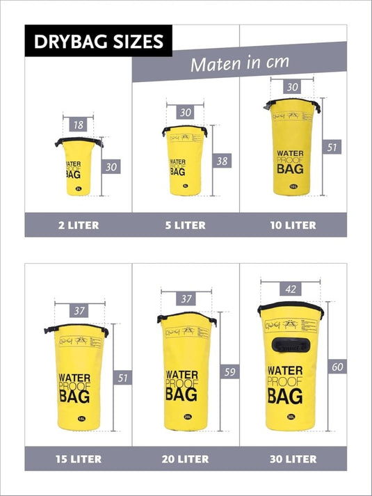 DonDon waterdichte outdoor dry bag zak droge zak bescherming tegen water droge zak voor uw waardevolle spullen - happygetfit.com