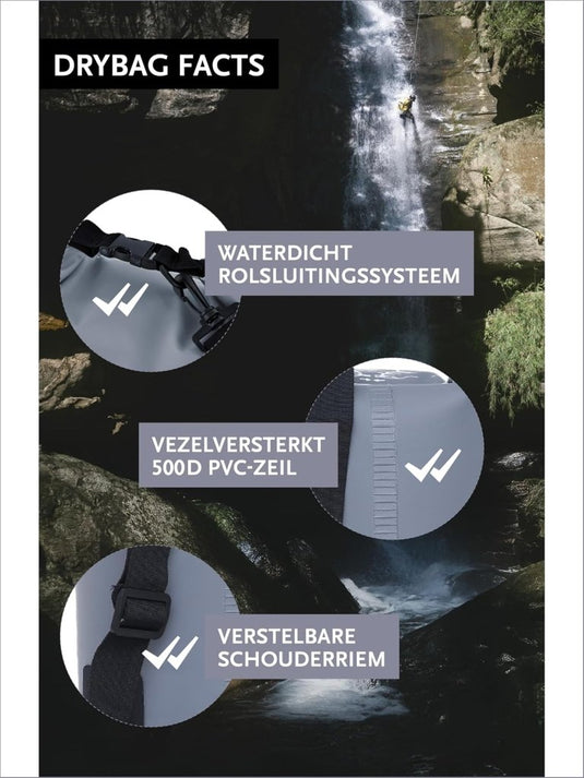 DonDon waterdichte outdoor dry bag zak droge zak bescherming tegen water droge zak voor uw waardevolle spullen - happygetfit.com