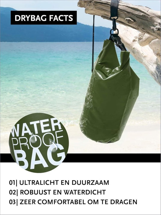 DonDon waterdichte outdoor dry bag zak droge zak bescherming tegen water droge zak voor uw waardevolle spullen - happygetfit.com