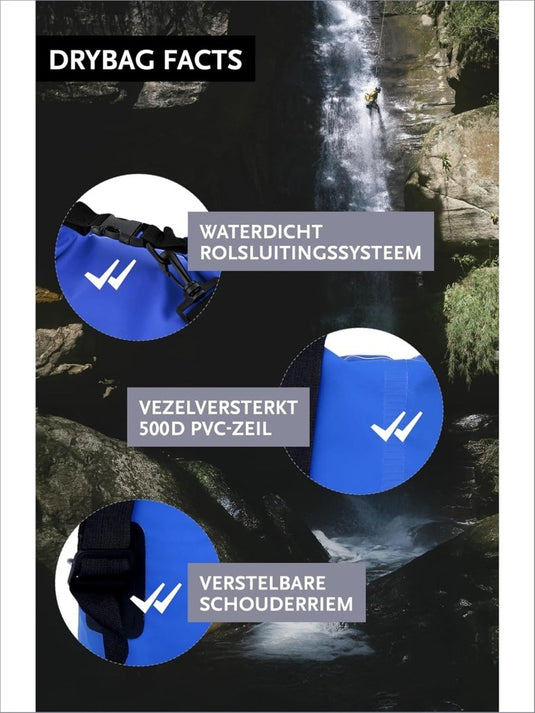 DonDon waterdichte outdoor dry bag zak droge zak bescherming tegen water droge zak voor uw waardevolle spullen - happygetfit.com