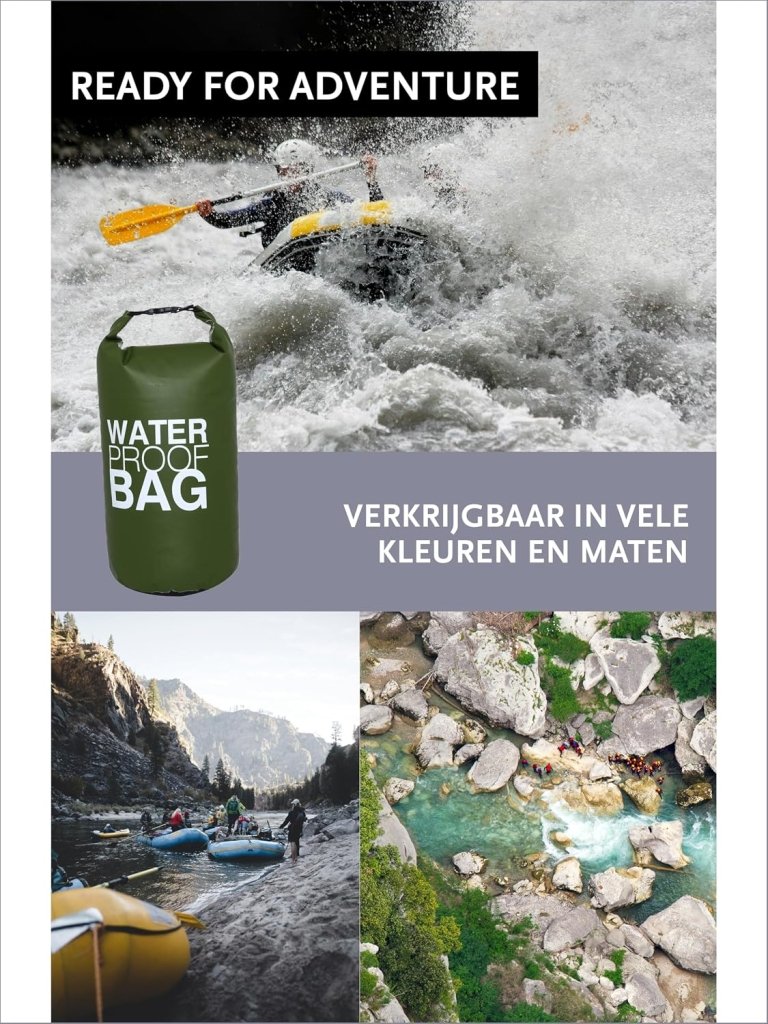 Laad afbeelding in Galerijviewer, DonDon waterdichte outdoor dry bag zak droge zak bescherming tegen water droge zak voor uw waardevolle spullen - happygetfit.com
