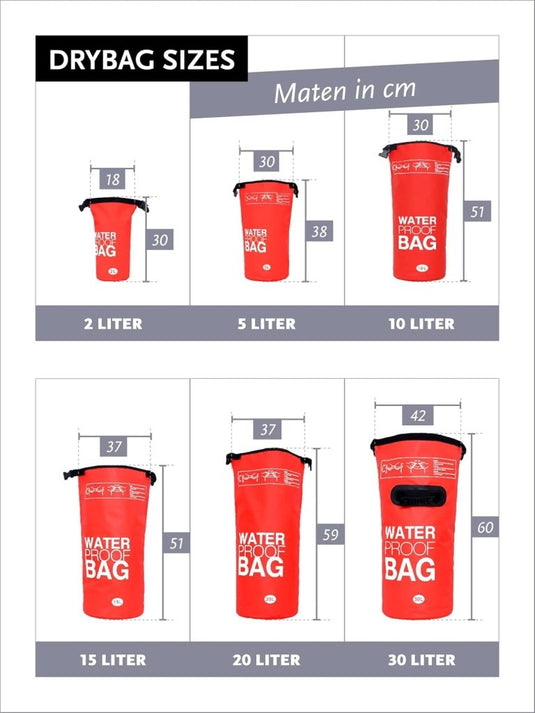 DonDon waterdichte outdoor dry bag zak droge zak bescherming tegen water droge zak voor uw waardevolle spullen - happygetfit.com