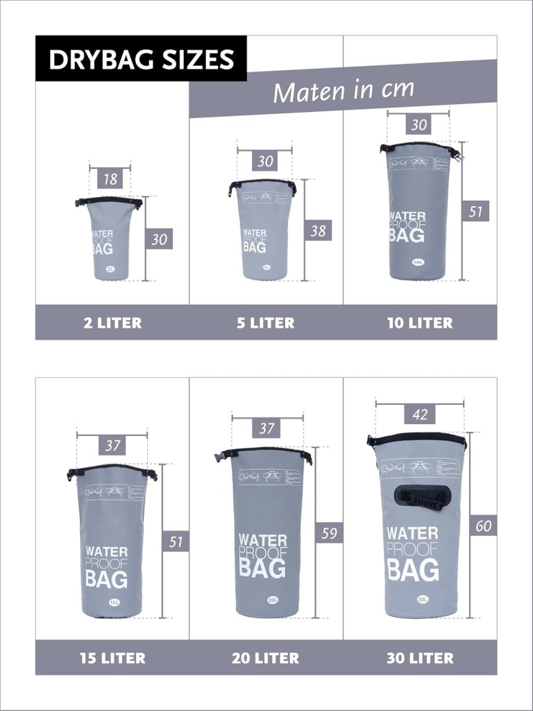 Laad afbeelding in Galerijviewer, DonDon waterdichte outdoor dry bag zak droge zak bescherming tegen water droge zak voor uw waardevolle spullen - happygetfit.com
