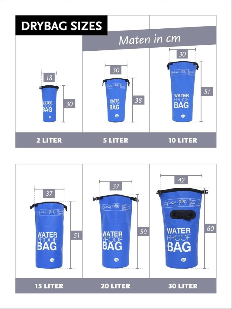 Laad afbeelding in Galerijviewer, DonDon waterdichte outdoor dry bag zak droge zak bescherming tegen water droge zak voor uw waardevolle spullen - happygetfit.com
