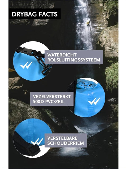 DonDon waterdichte outdoor dry bag zak droge zak bescherming tegen water droge zak voor uw waardevolle spullen - happygetfit.com