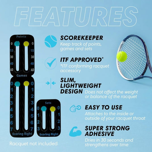 Draagbare puntenteller voor tennis en padel - happygetfit.com
