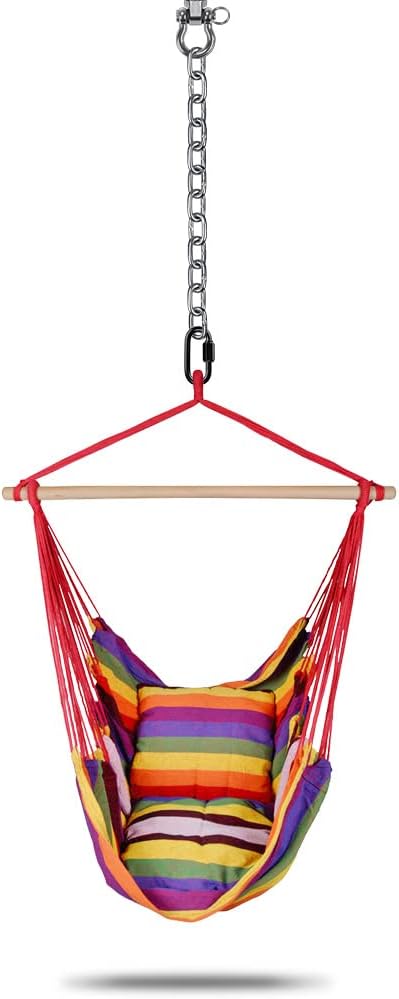 Laad afbeelding in Galerijviewer, Draaibare schommelhaken 4 stuks 12,7 cm van RVS met kogellagers voor houten balken – ophangschroeven – hangmatbevestiging - happygetfit.com
