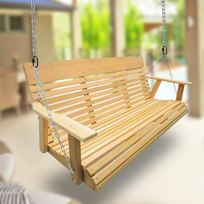 Laad afbeelding in Galerijviewer, Draaibare schommelhaken 4 stuks 12,7 cm van RVS met kogellagers voor houten balken – ophangschroeven – hangmatbevestiging - happygetfit.com
