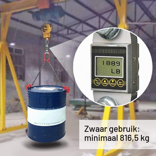 Draaibare schommelhaken 4 stuks 12,7 cm van RVS met kogellagers voor houten balken – ophangschroeven – hangmatbevestiging - happygetfit.com