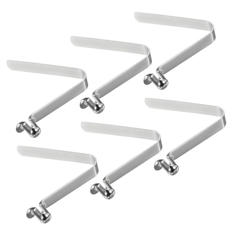 Laad afbeelding in Galerijviewer, Drukknop veerclips 6 stuks 10,5 x 7,5 mm van staal – buisclips – kajak camping accessoires - happygetfit.com
