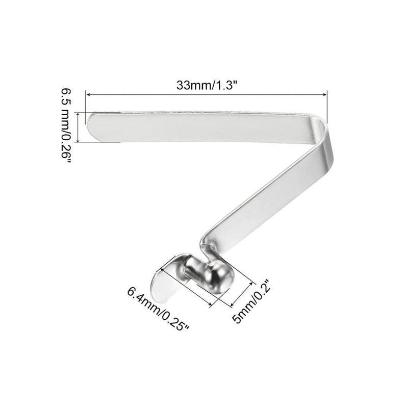 Laad afbeelding in Galerijviewer, Drukknop veerclips 6 stuks 10,5 x 7,5 mm van staal – buisclips – kajak camping accessoires - happygetfit.com
