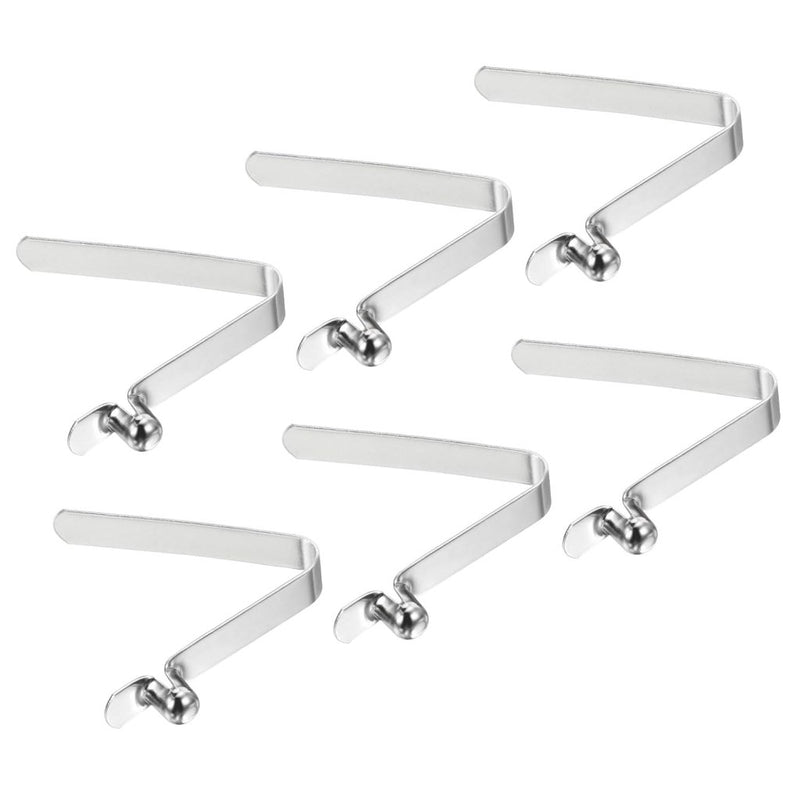 Laad afbeelding in Galerijviewer, Drukknop veerclips 6 stuks 10,5 x 7,5 mm van staal – buisclips – kajak camping accessoires - happygetfit.com
