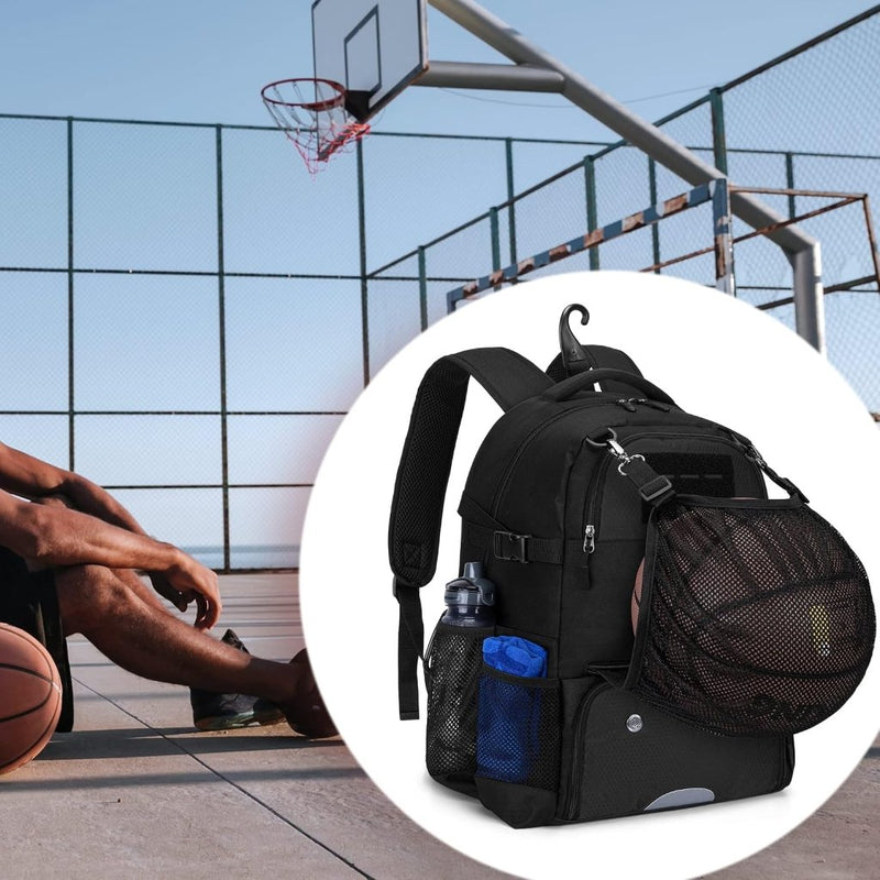 Laad afbeelding in Galerijviewer, DSLEAF Basketbalrugzak voor jongeren, voetbaltas met apart geventileerd schoenvak voor basketbal, voetbal, volleybal training - happygetfit.com
