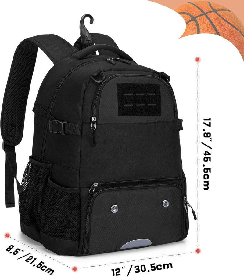 Laad afbeelding in Galerijviewer, DSLEAF Basketbalrugzak voor jongeren, voetbaltas met apart geventileerd schoenvak voor basketbal, voetbal, volleybal training - happygetfit.com
