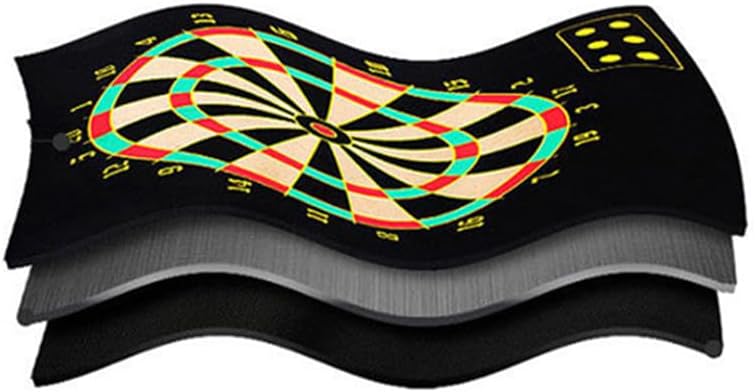 Carica l’immagine nel visualizzatore della galleria, Dubbelzijdig magnetisch dartbord met 6 veilige dartpijlen en 2 ophanghaken – magneetdarts – mikspel - happygetfit.com
