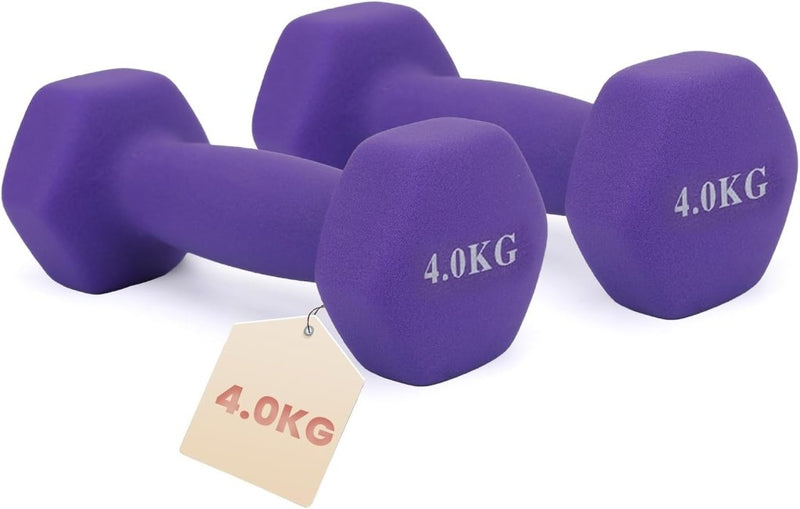 Chargez l'image dans la visionneuse de la galerie, Dumbbells set van 2 x 1 kg met antislip grip - happygetfit.com

