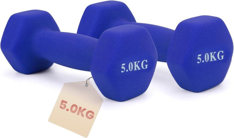 Chargez l'image dans la visionneuse de la galerie, Dumbbells set van 2 x 1 kg met antislip grip - happygetfit.com
