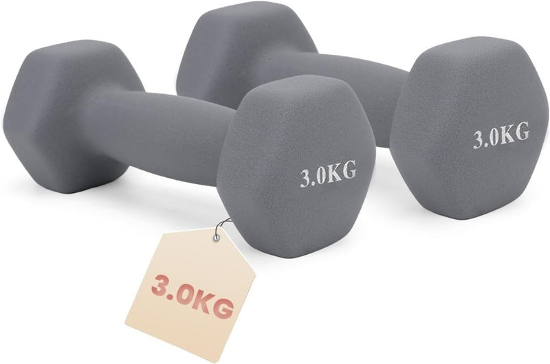 Chargez l'image dans la visionneuse de la galerie, Dumbbells set van 2 x 1 kg met antislip grip - happygetfit.com
